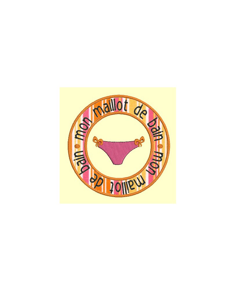 macaron Rond maillot de bain  - 3 tailles