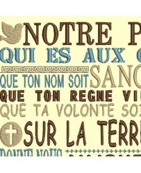Notre Père - grands cadres  - 2 tailles 2