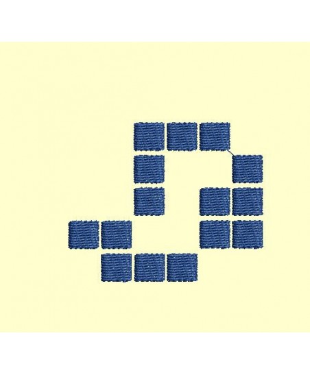 Blokus silhouette et appliqué