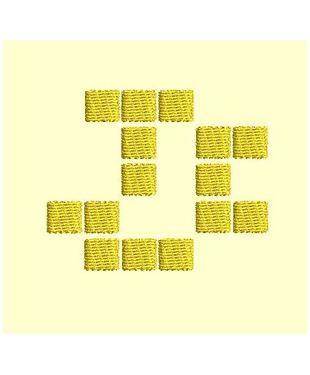 Blokus silhouette et appliqué