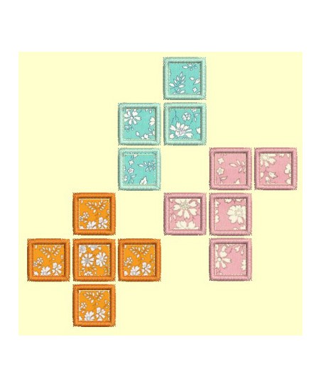 Blokus silhouette et appliqué