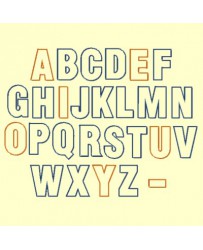 Alphabet Appliqué 10cm
