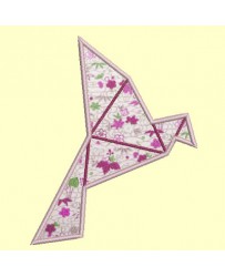 oiseau en origami - 5 tailles