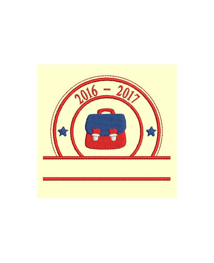 logo à personnaliser école 2016-2017 - 3 tailles