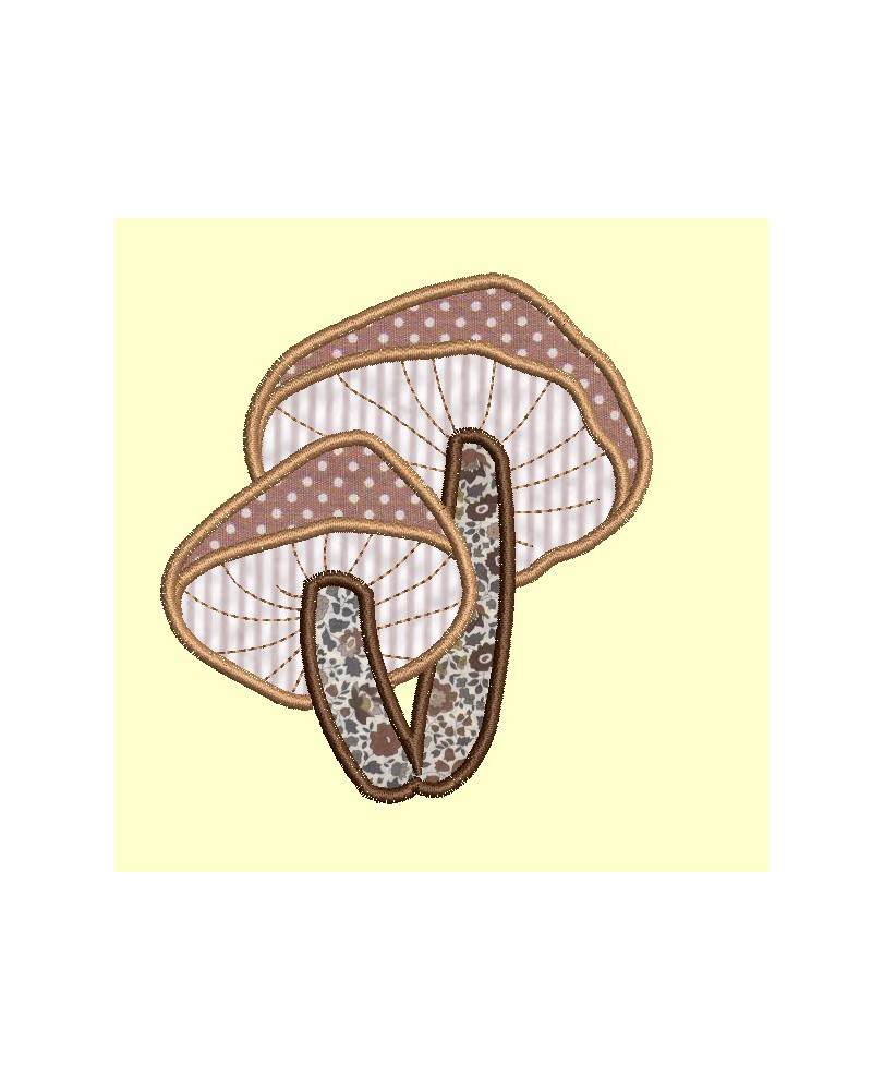 champignon double - 4 tailles
