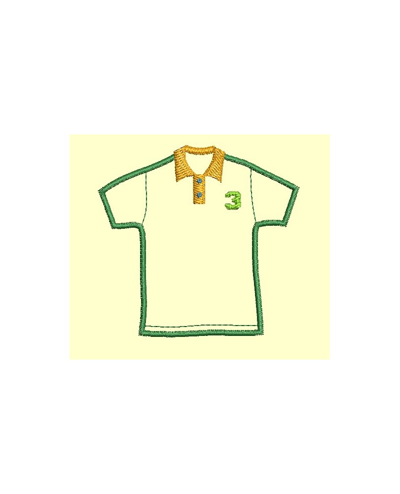 Polo en appliqué - Appliqués