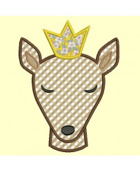 Biche reine appliqué - 4 tailles