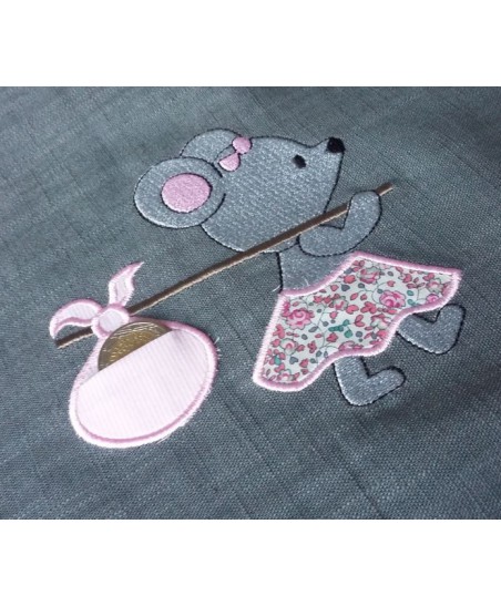 Souris et son baluchon - 3 tailles