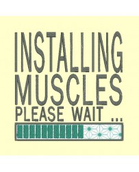 Installing muscle, 6 tailles de 10 à 25 cm