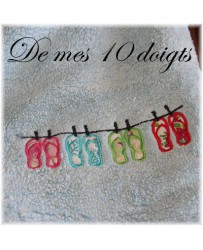Corde à linge Tongs en... 2