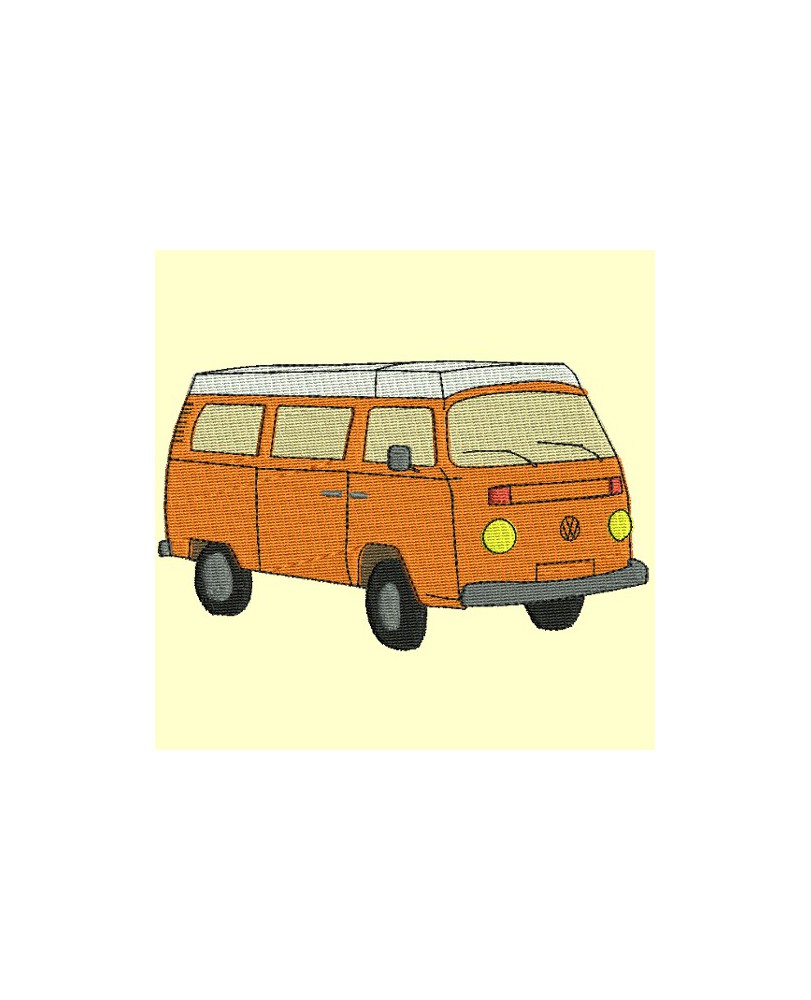 Combi VW broderie pleine - 4 tailles