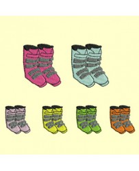 Paire de chaussures de ski - 4 tailles : de 2 à 5 cm 2