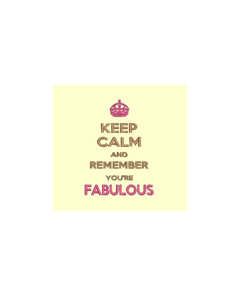 keep Calm and remember you're fabulous - cadre 13x18 cm