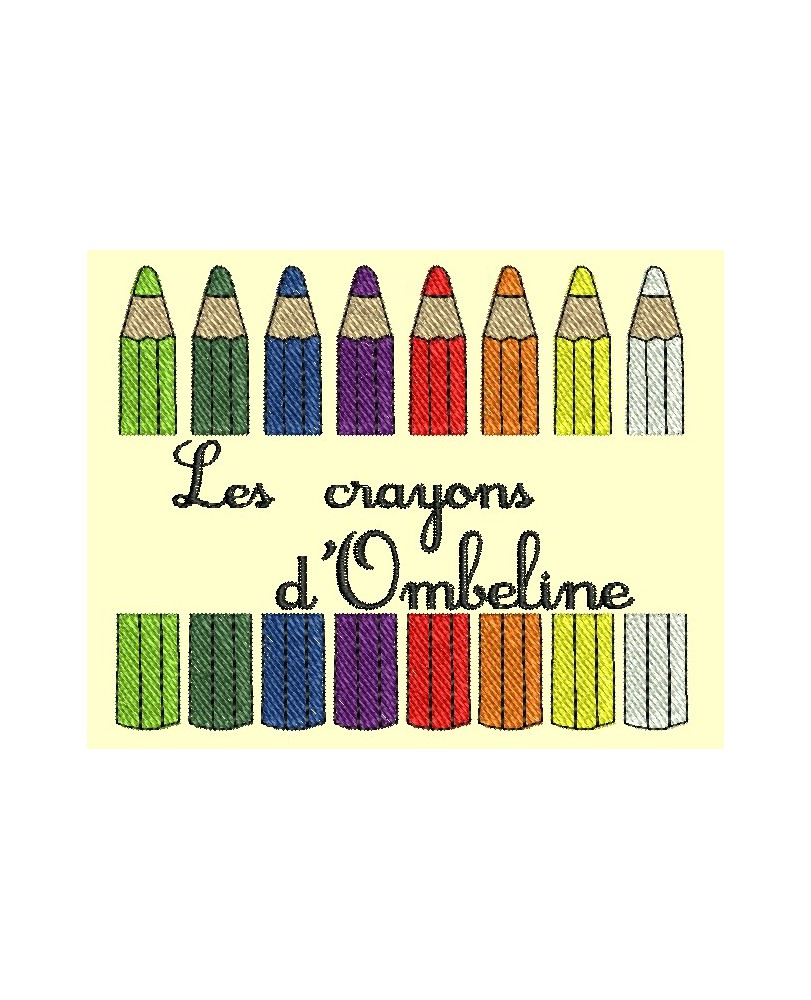 Pack crayons 4 motifs