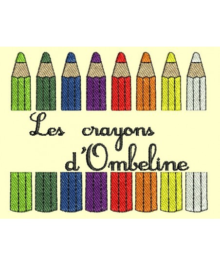 Pack crayons 4 motifs