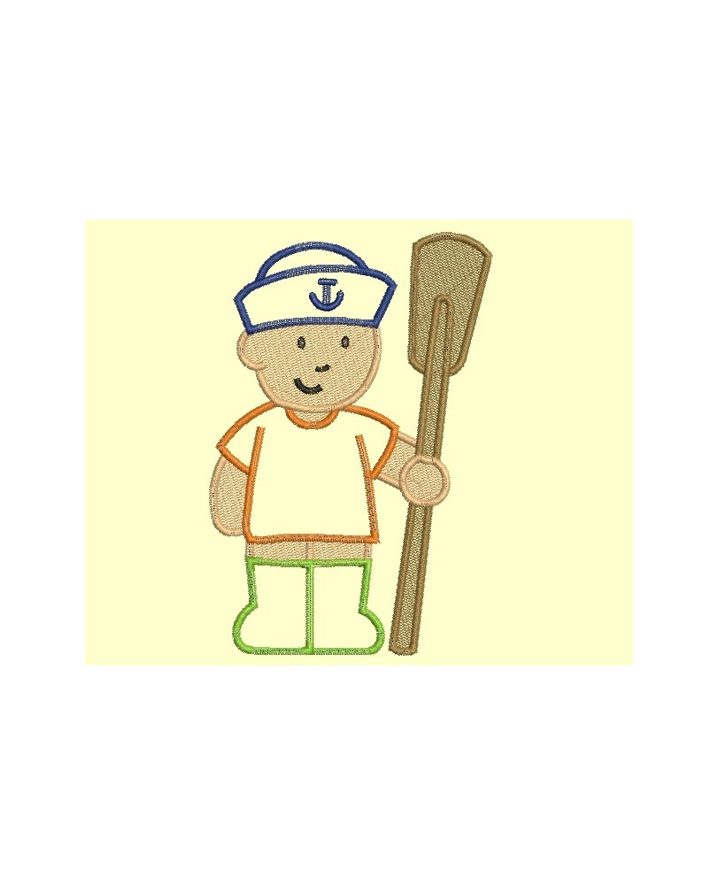 Petit marin en appliqué