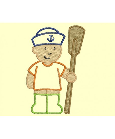 Petit marin en appliqué