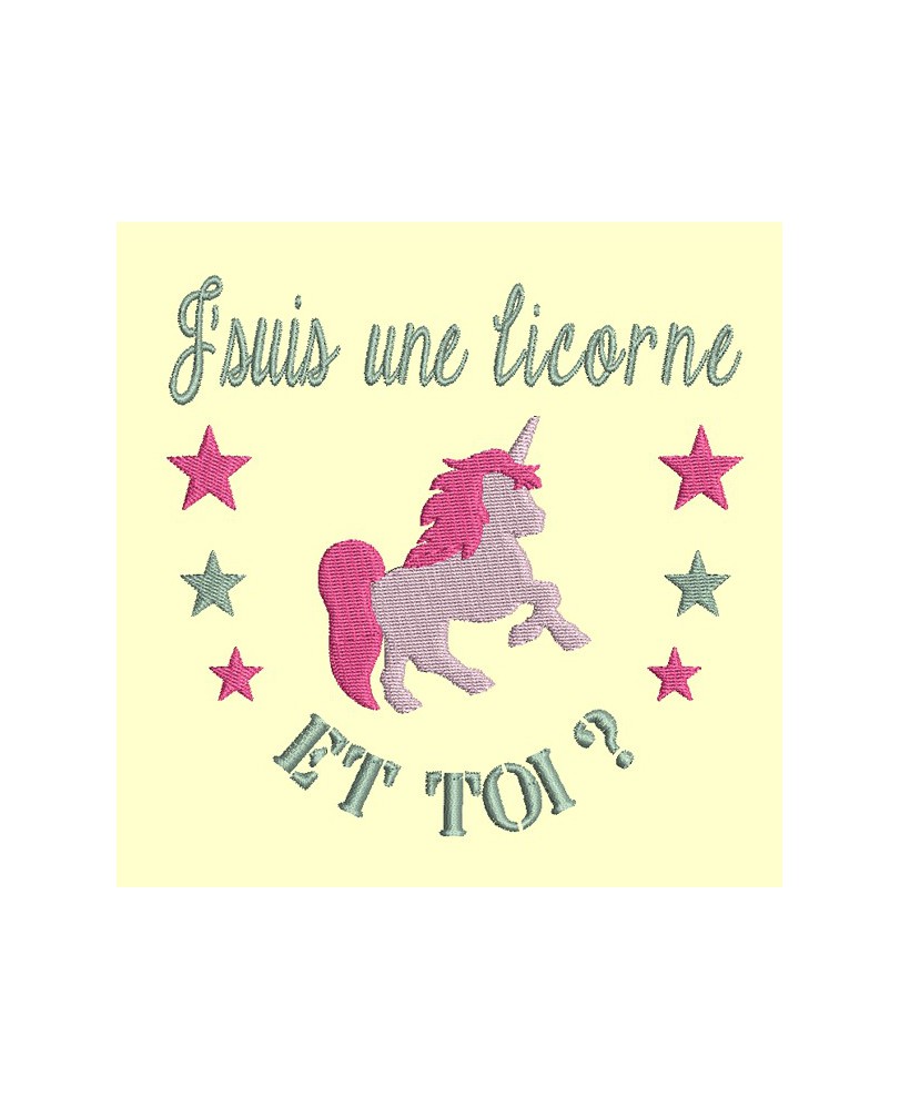 J'suis une licorne - 4 tailles