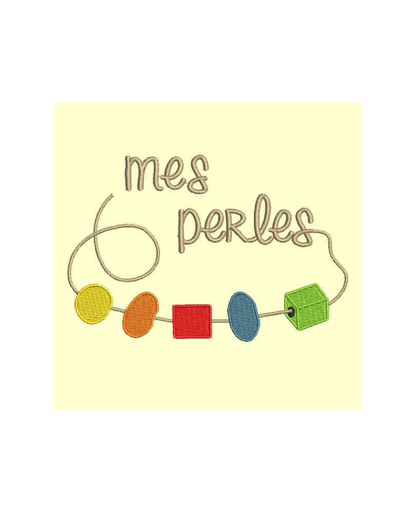 Mes perles en silhouette - 4 tailles