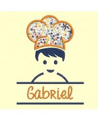 Cuisinier petit garçon à personnaliser - 4 tailles