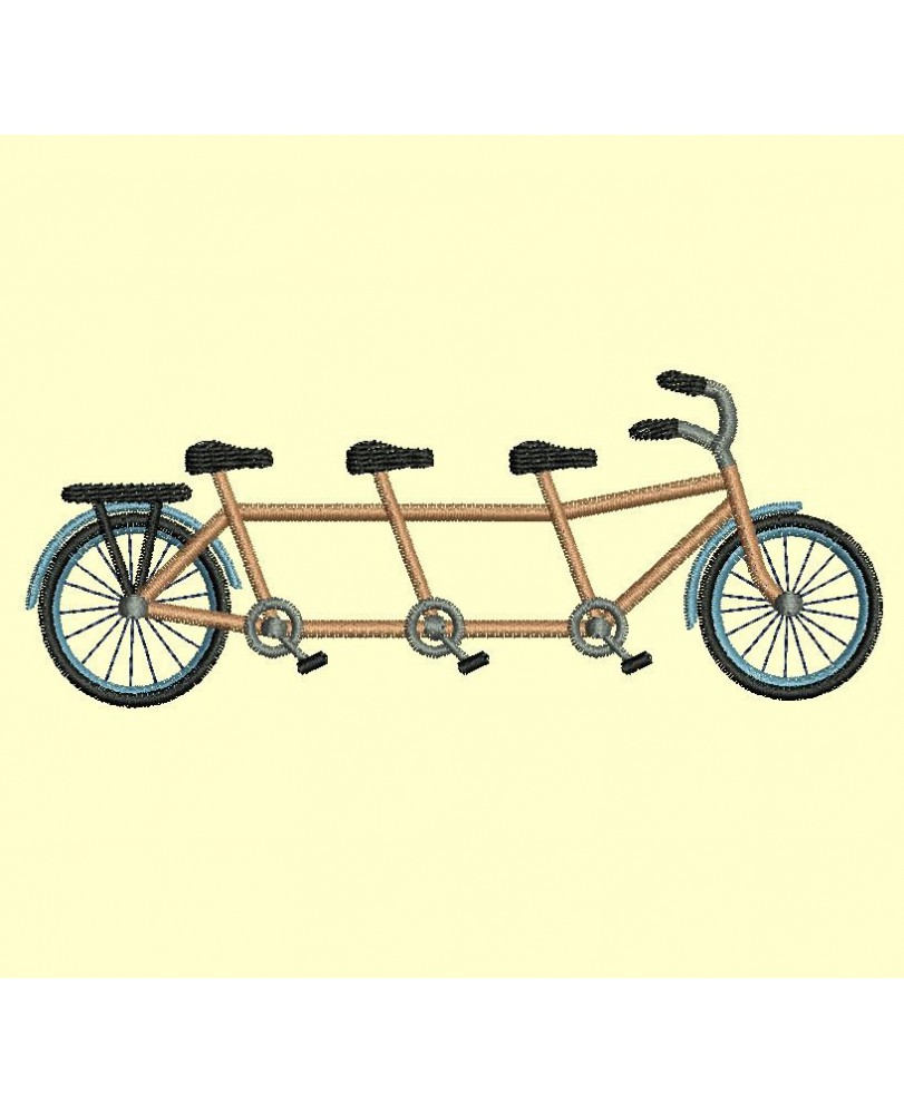 tandem de 2 à 7 places  - 4 tailles pour les 6 modèles