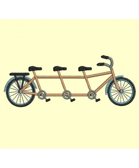 tandem de 2 à 7 places  - 4 tailles pour les 6 modèles