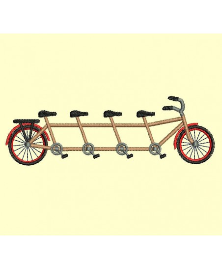 tandem de 2 à 7 places  - 4 tailles pour les 6 modèles