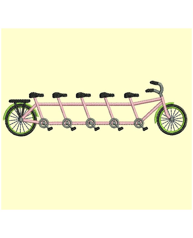 tandem de 2 à 7 places  - 4 tailles pour les 6 modèles