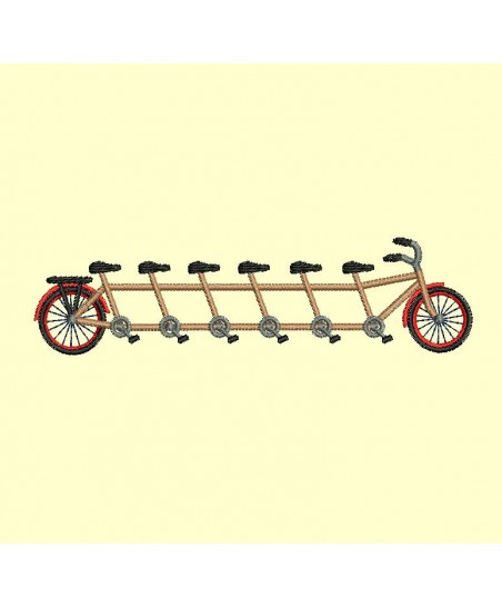 tandem de 2 à 7 places  - 4 tailles pour les 6 modèles