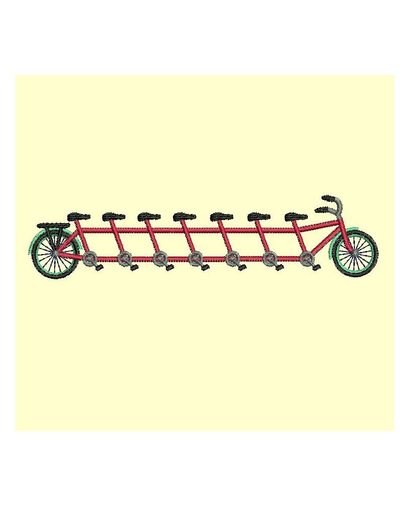 tandem de 2 à 7 places  - 4 tailles pour les 6 modèles