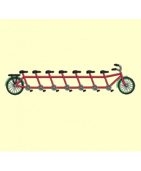 tandem de 2 à 7 places  - 4 tailles pour les 6 modèles
