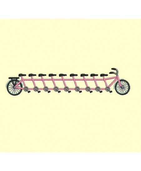 tandem de 2 à 13 places  - 4 tailles pour les 12 modèles