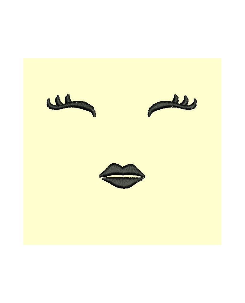 Yeux bouche - 4 design en 6 tailles chacun