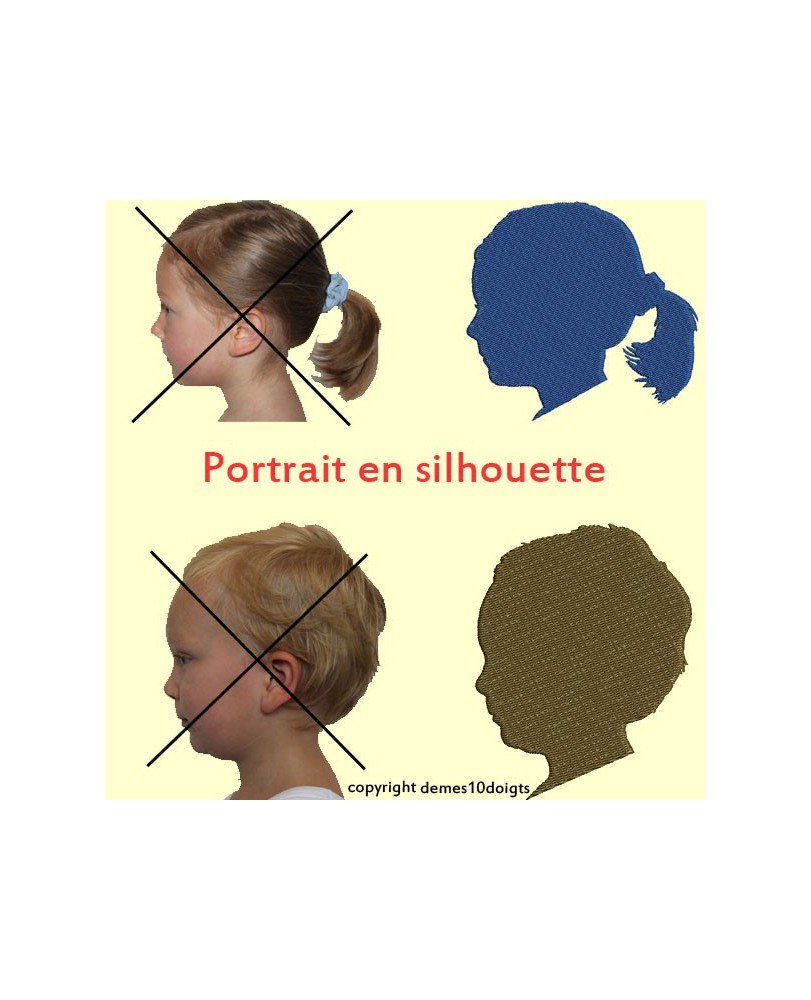 Profil en silhouette