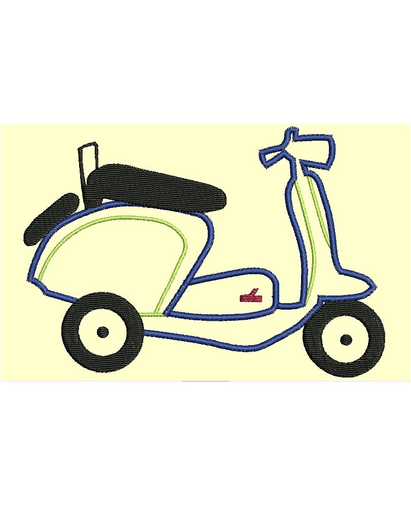 Vespa à pédales - 2 tailles