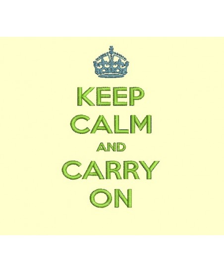 Keep Calm - 2 tailles + 2 couronnes offertes