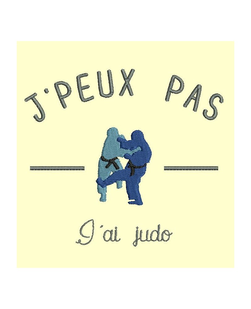 J'peux pas, j'ai judo - 4 tailles