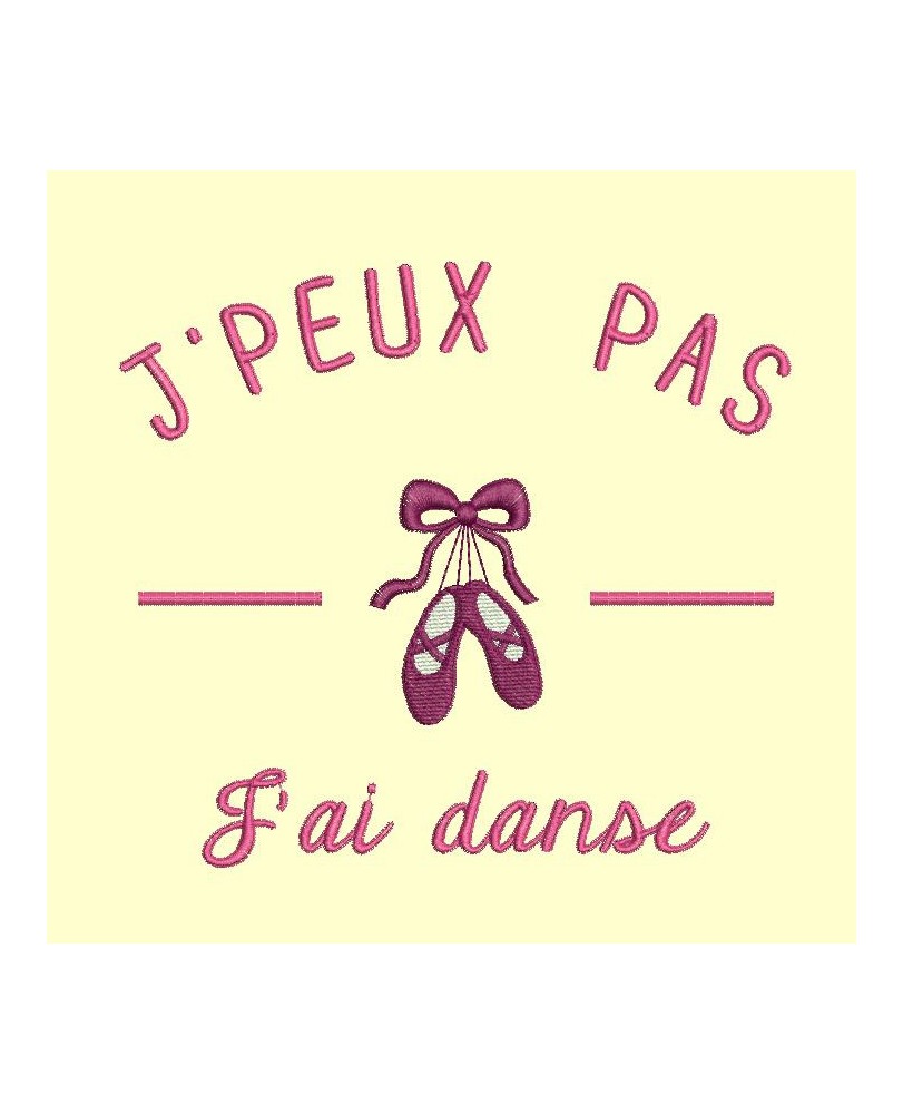 J'peux pas, j'ai danse - 4 tailles