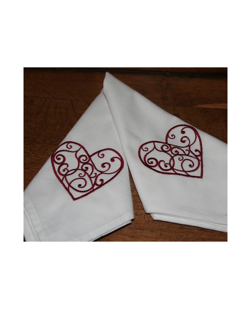 Coeur en arabesque - 10cm