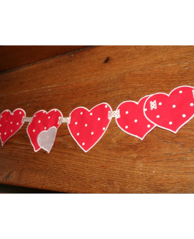 guirlande de coeurs