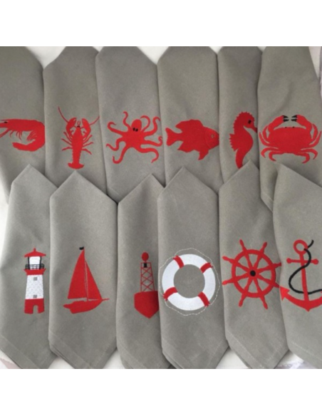 Lot Bord de mer (12 motifs)