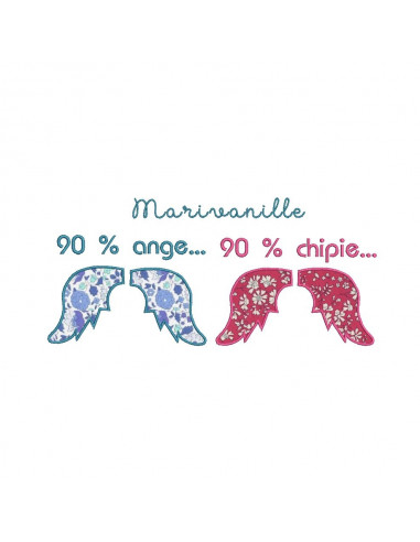 Ange ou chipie (2 motifs)