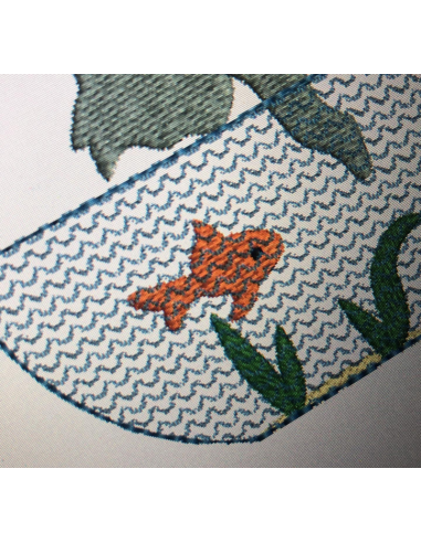 Poisson rouge et chat
