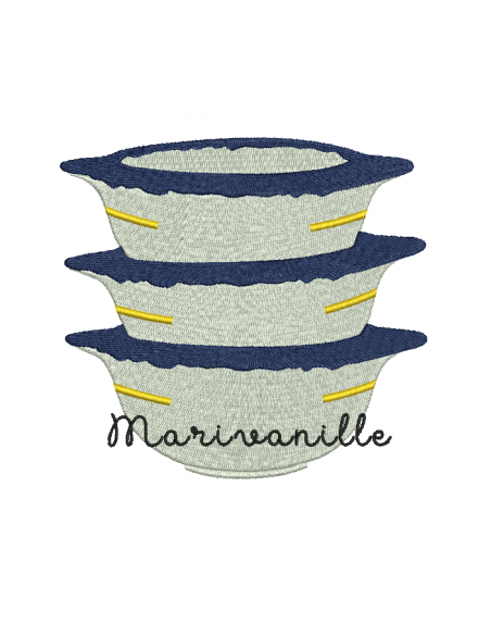 Lot Bols bretons à personnaliser de 1 à x6