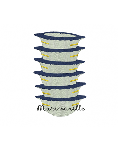 Lot Bols bretons à personnaliser de 1...