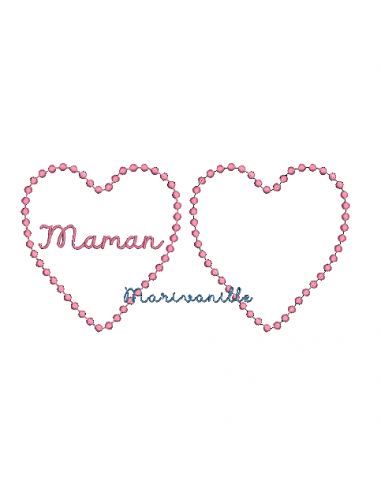 Coeur en perles