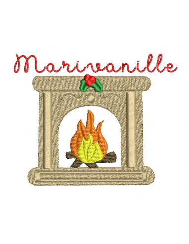 Cheminée de Noël