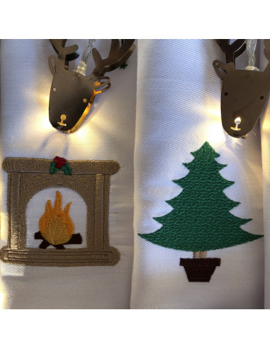 Cheminée de Noël