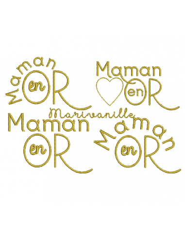 Maman en or (4 versions)