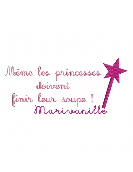 Même les princesses doivent finir leur soupe